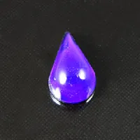 13x8mm Lucite Teardrop, Dark Amethyst, pack of 12