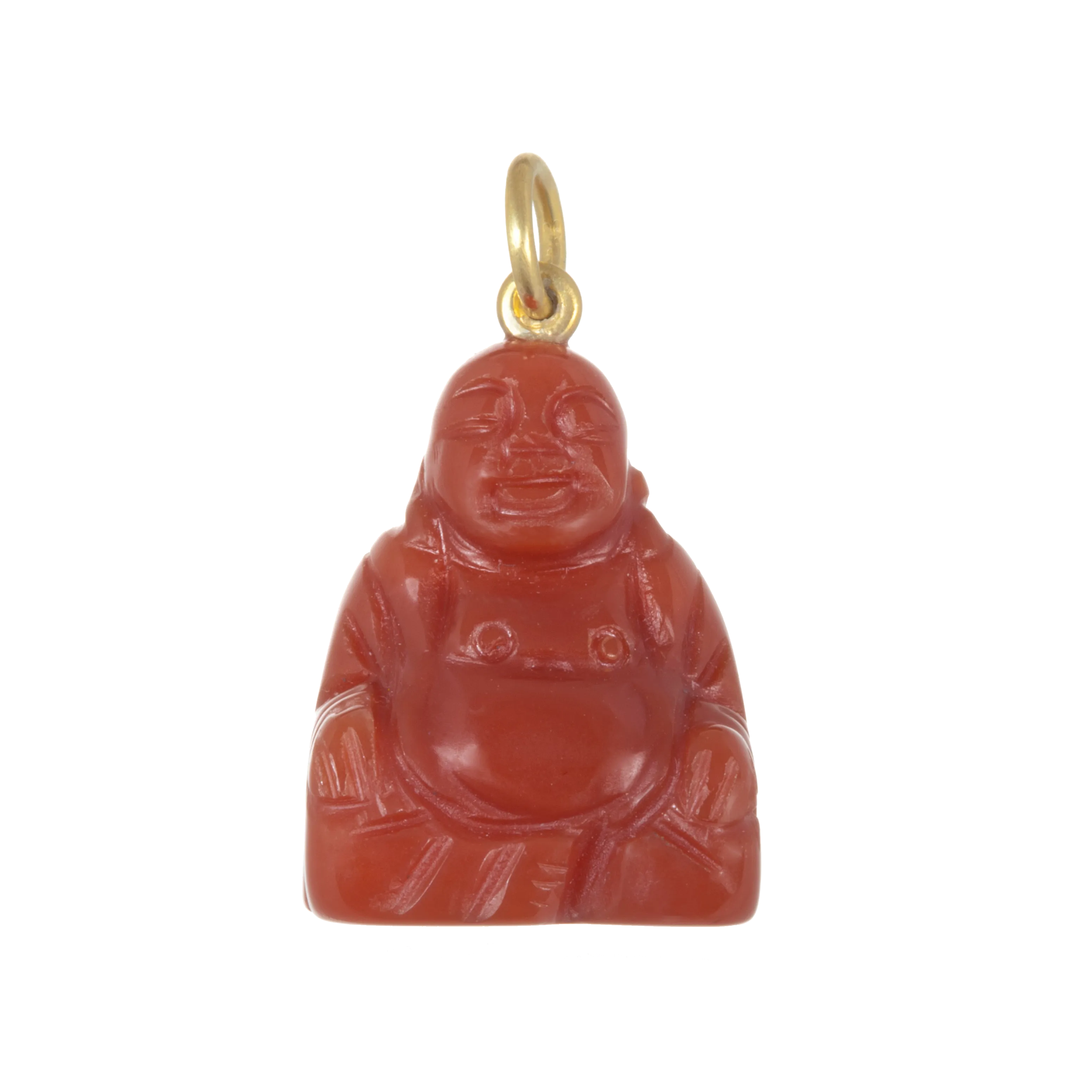 18 Karat Gold Gemstone Buddha Charms - Sold Separately