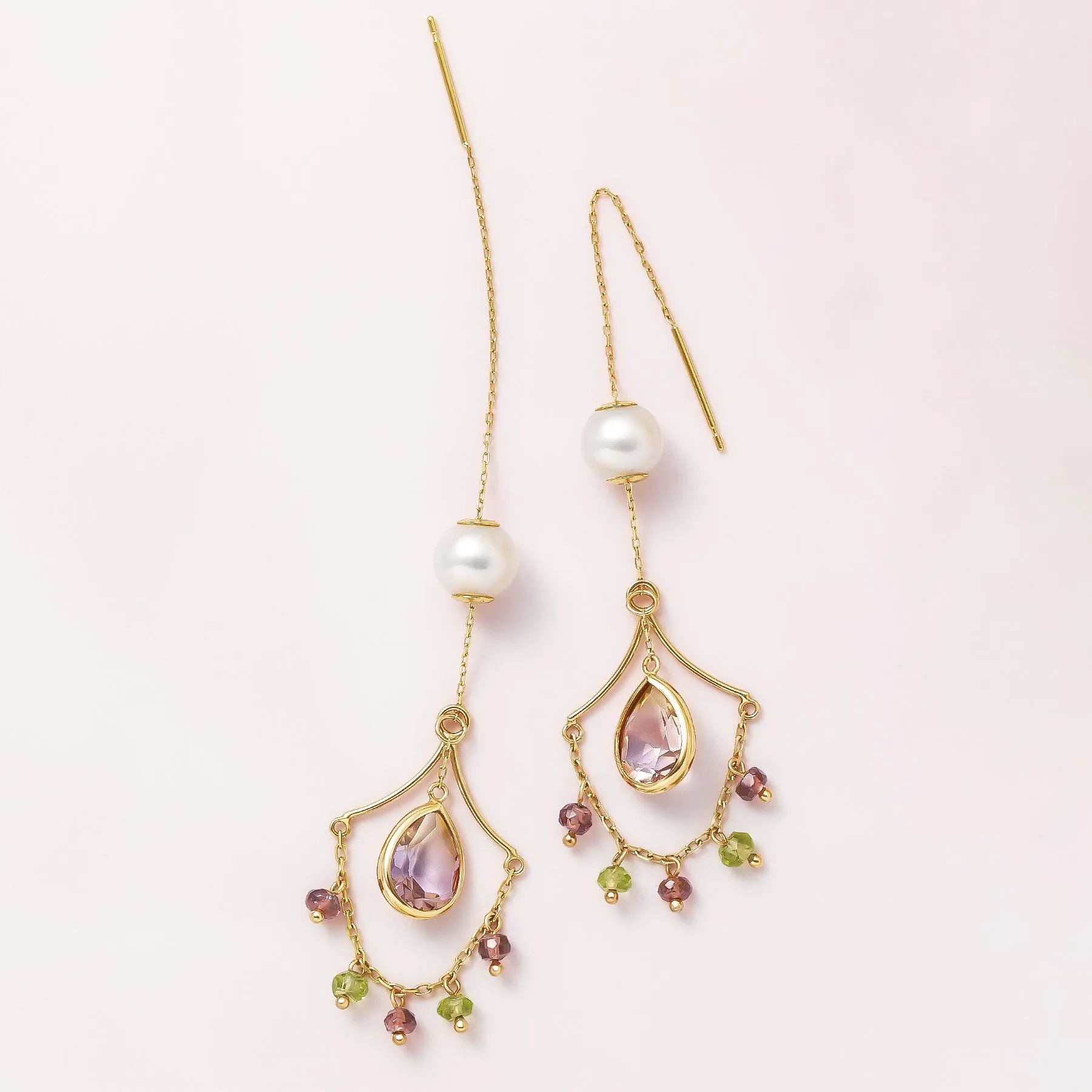 18K/10K Multiway Threader Earrings (Yellow Gold)