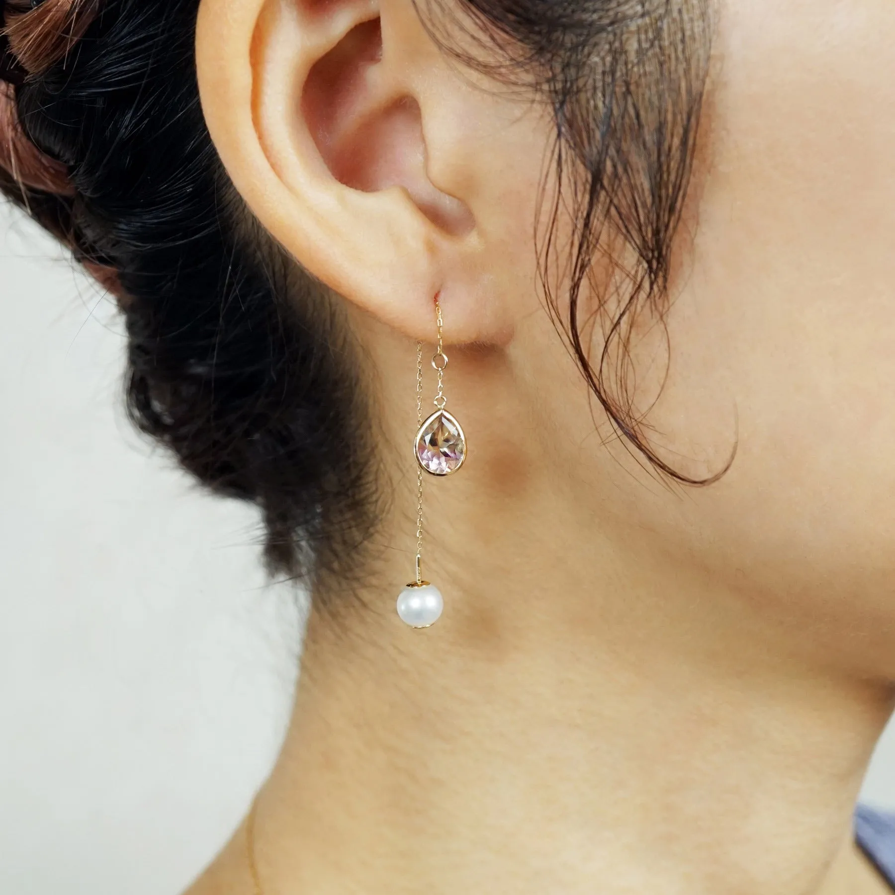18K/10K Multiway Threader Earrings (Yellow Gold)