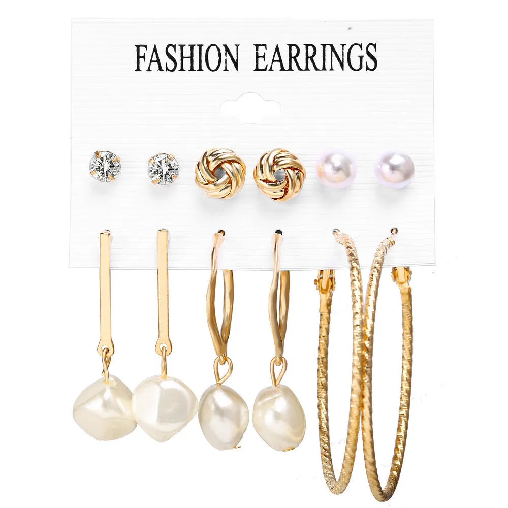 6 Piece Earring Set