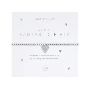 A Little 'Fantastic Fifty' Bracelet | Silver Plated