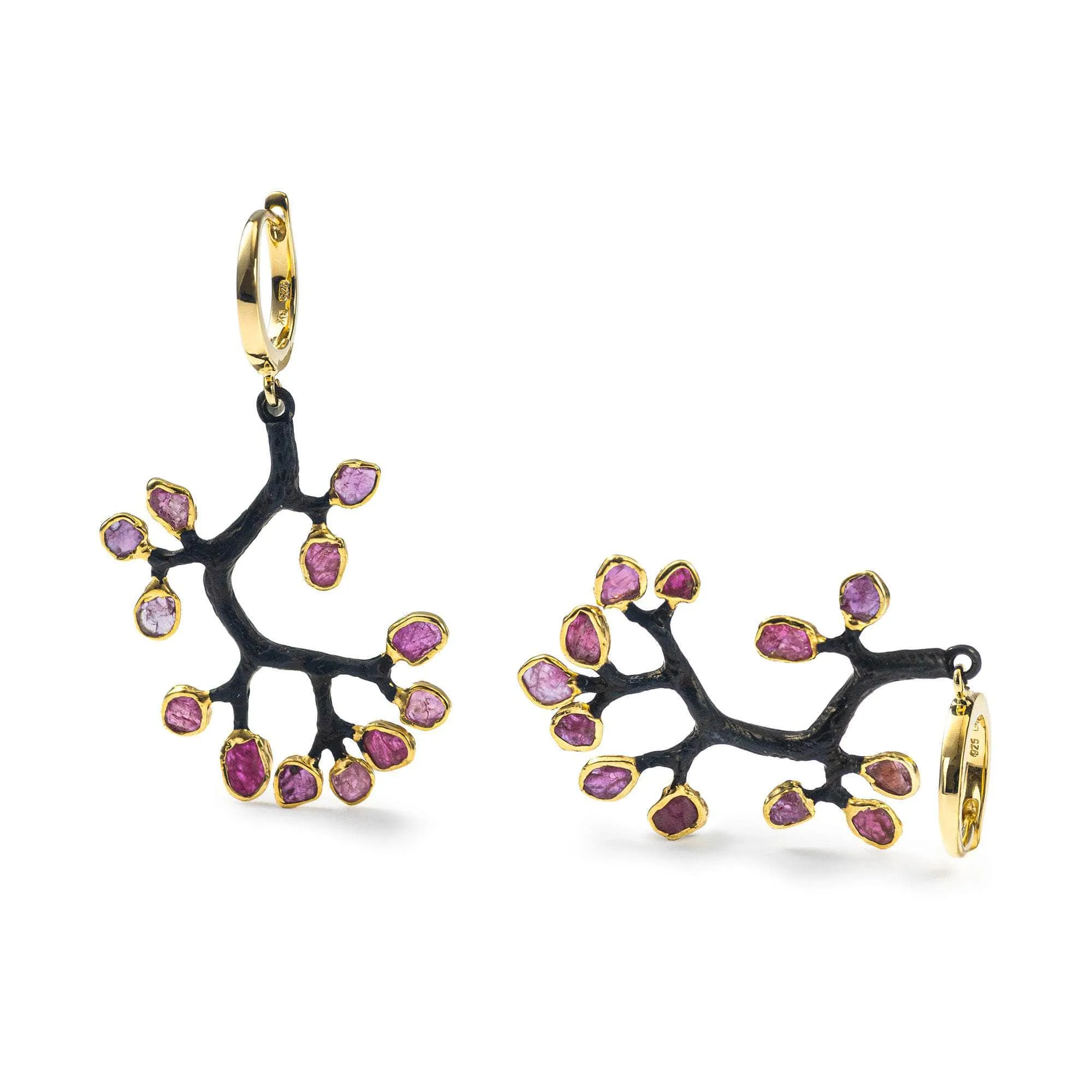 Akka Ruby Earrings