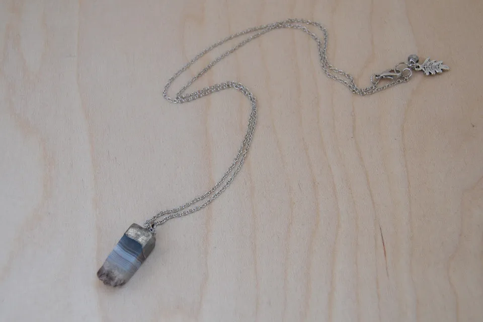 Amethyst Crystal Necklace | Electroformed Crystal | Amethyst Gemstone Necklace