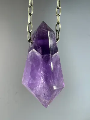 Amethyst Crystal Necklace