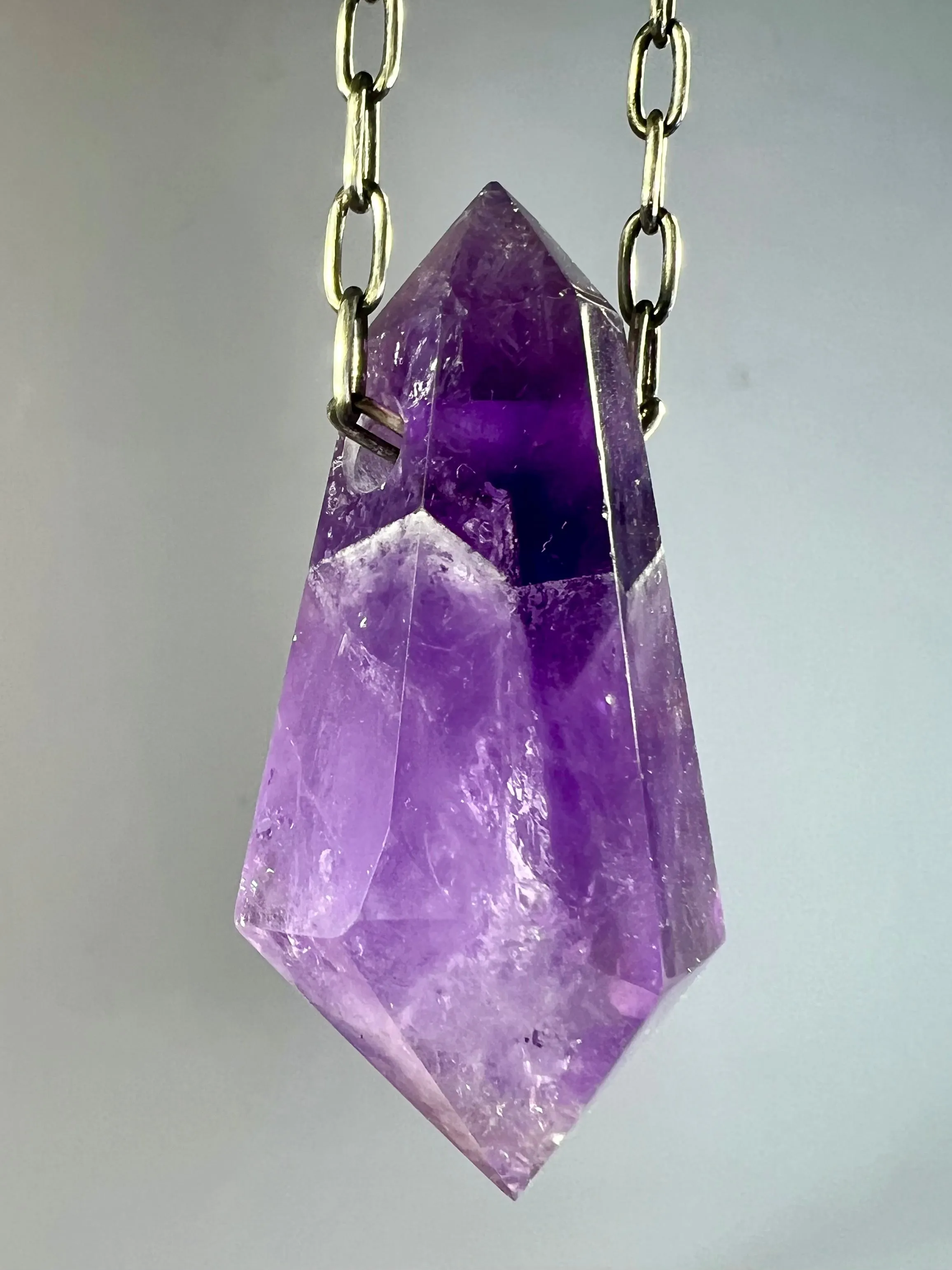 Amethyst Crystal Necklace