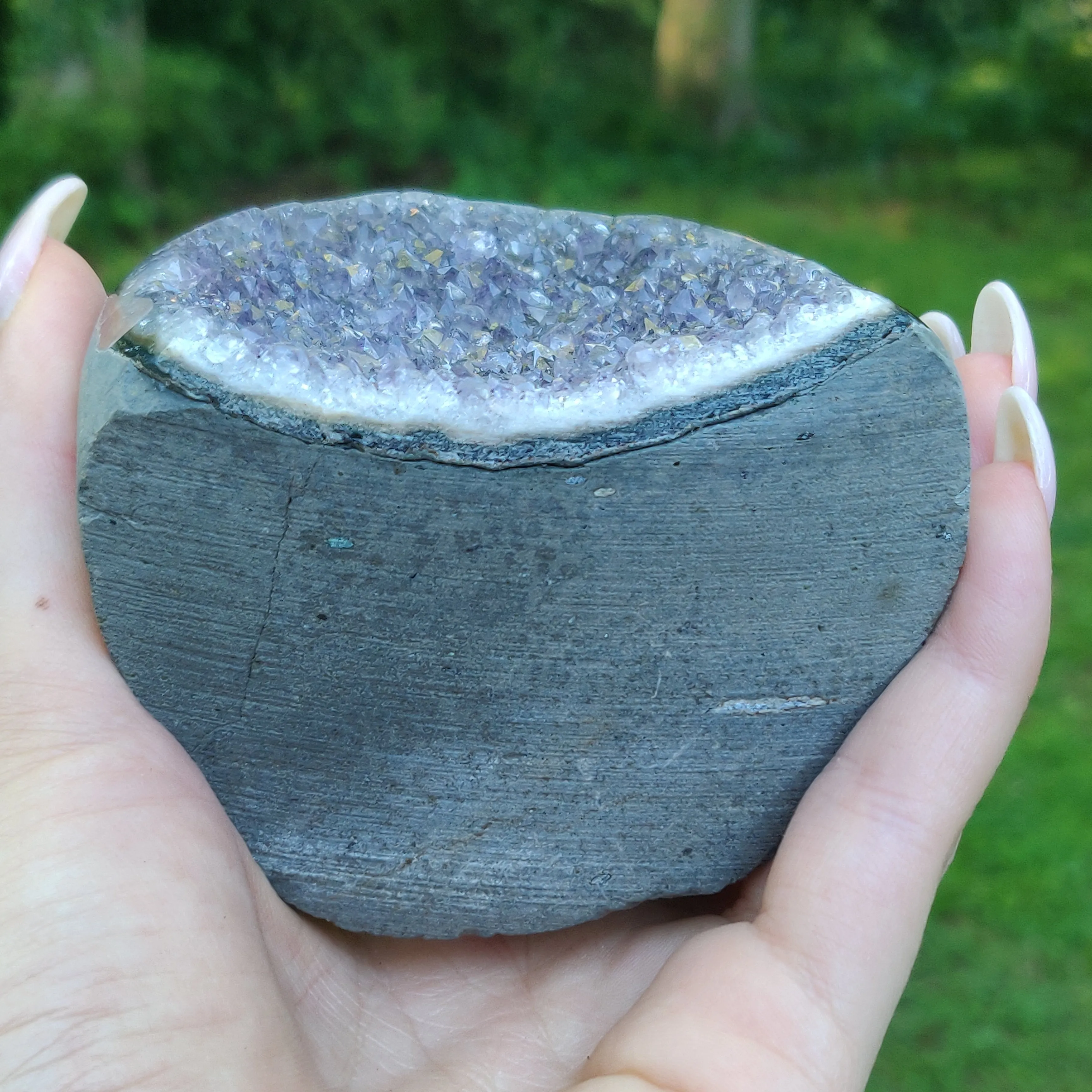 Amethyst Geode Free Form, Polished (#7)