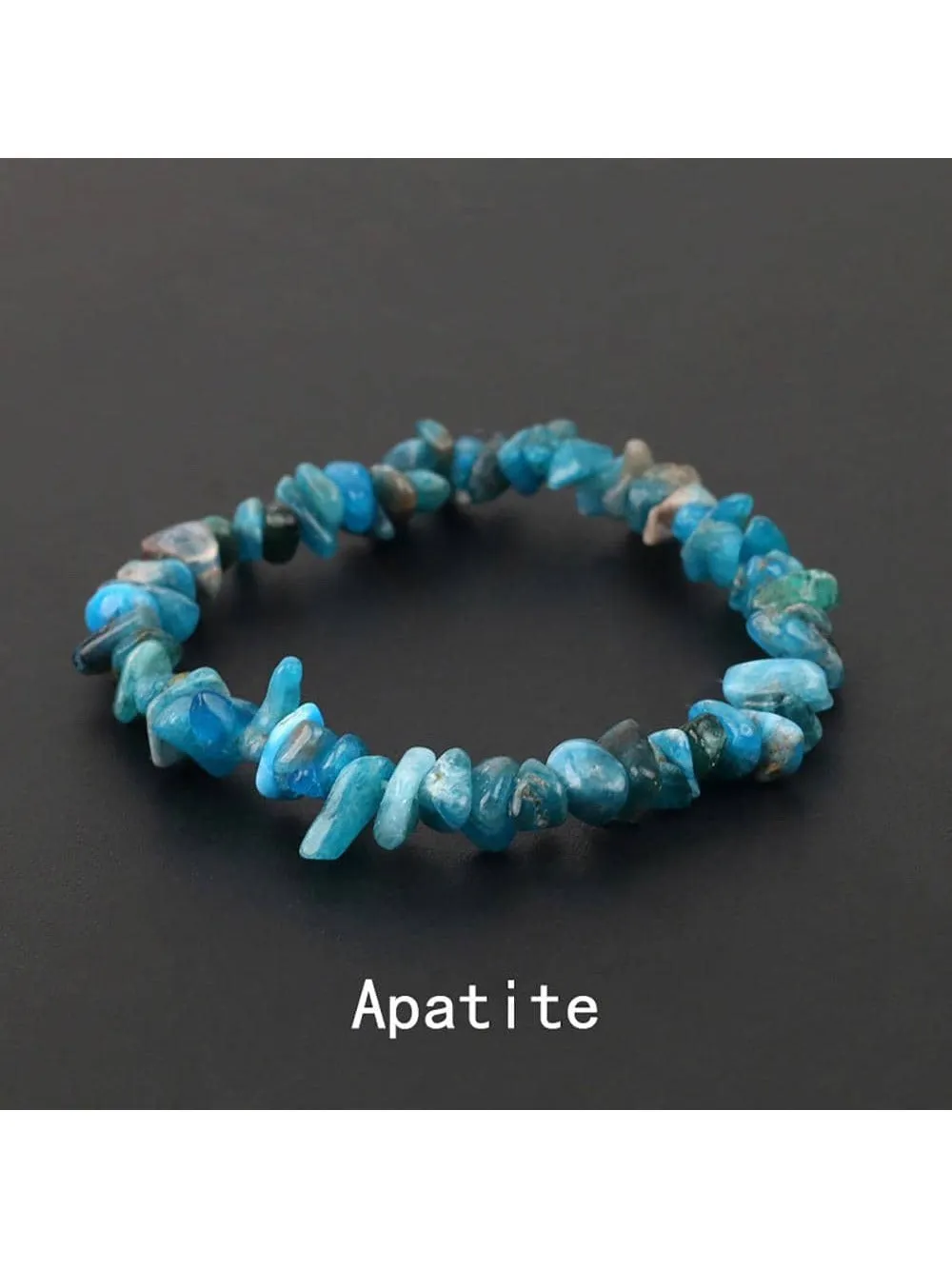 Amethyst Natural Gemstone Bracelet Stretch Chip Beads Bracelets Bangles For