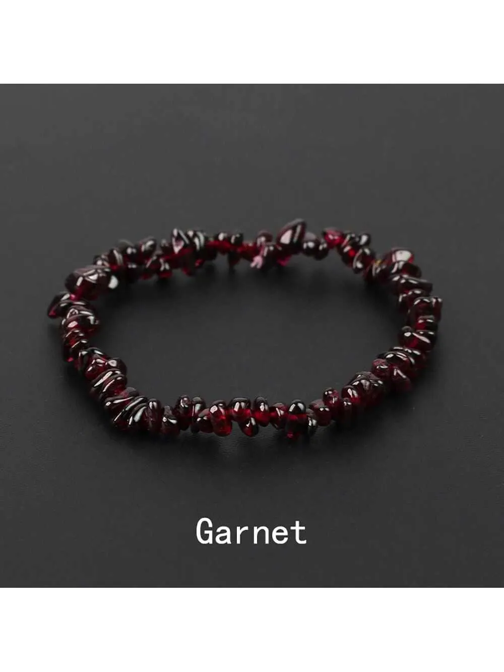 Amethyst Natural Gemstone Bracelet Stretch Chip Beads Bracelets Bangles For