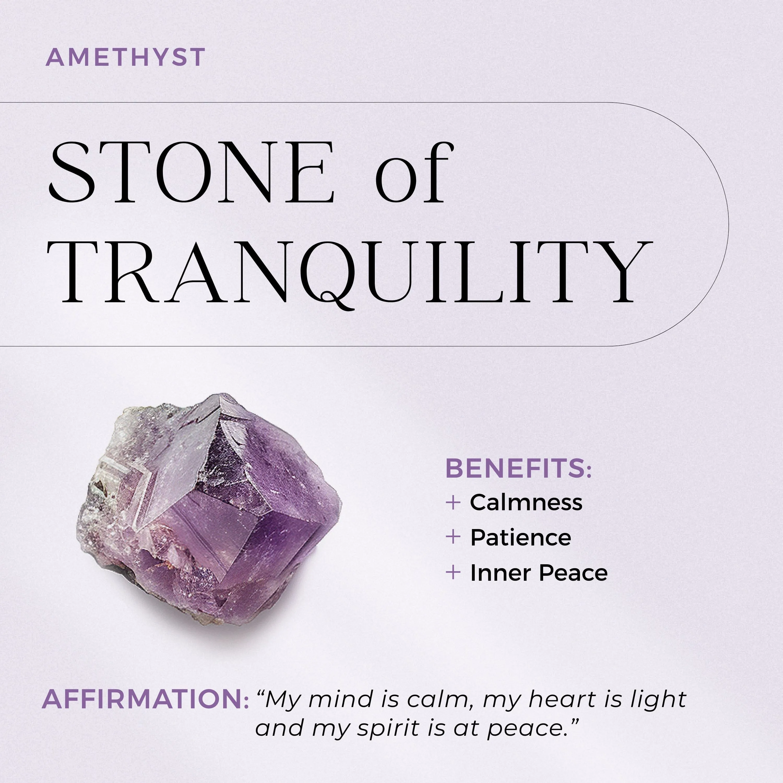 Amethyst Necklace - Solitaire