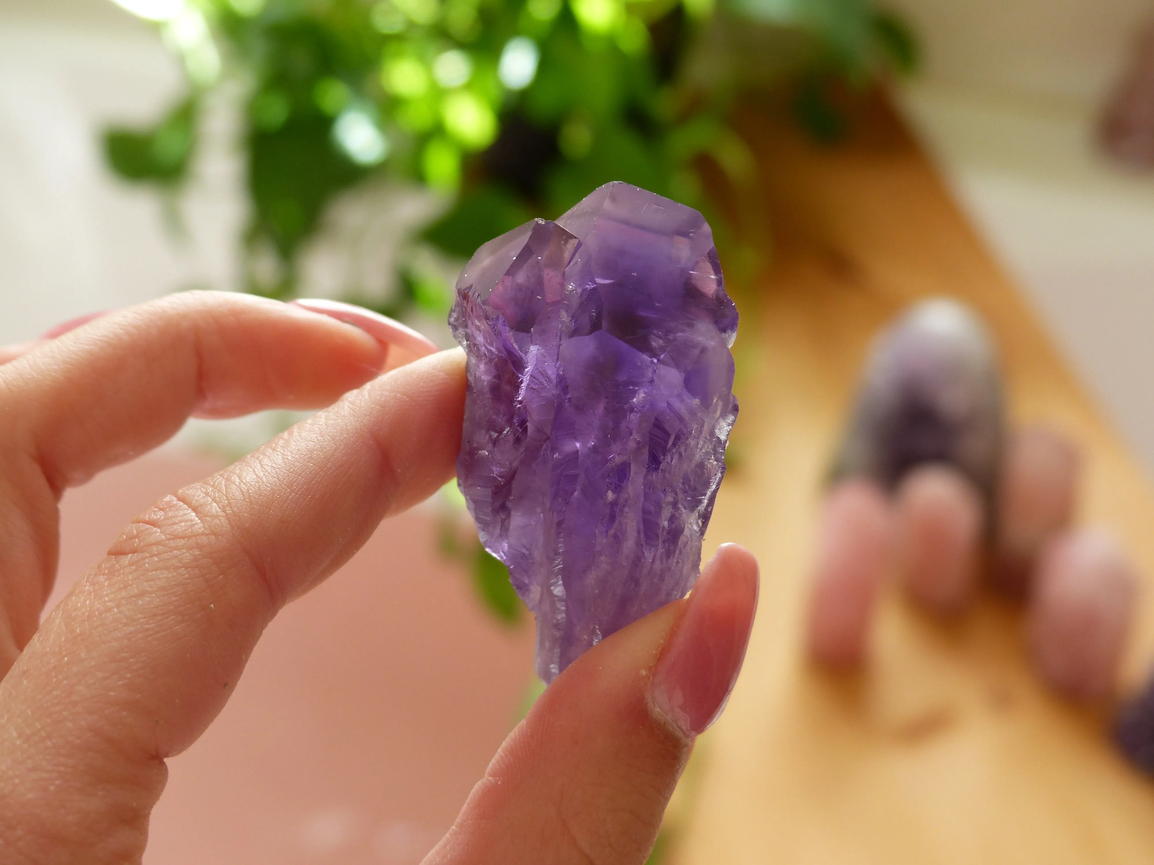 Amethyst Point, Amethyst Elestial Point from Brazil (#4)