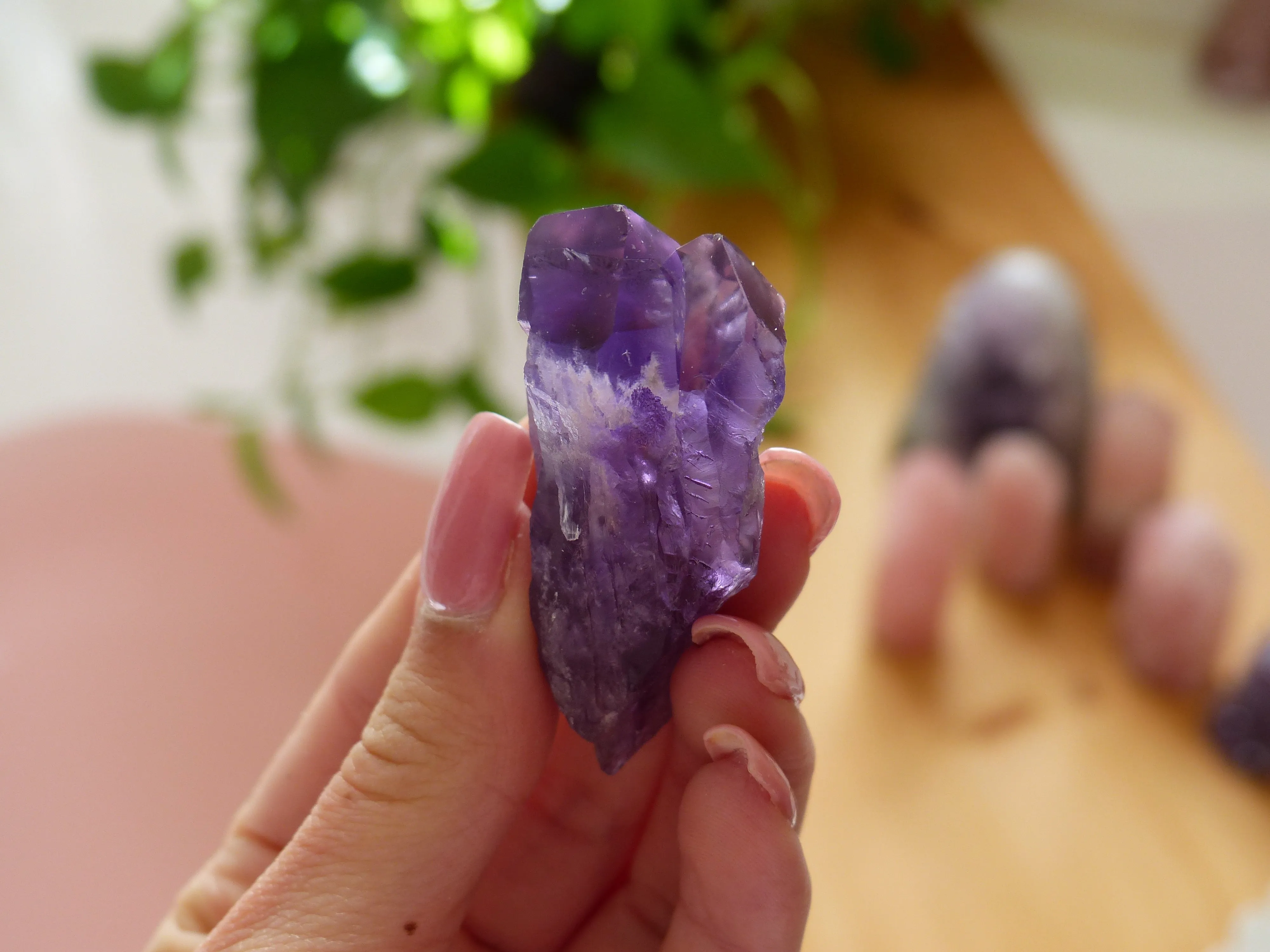 Amethyst Point, Amethyst Elestial Point from Brazil (#4)