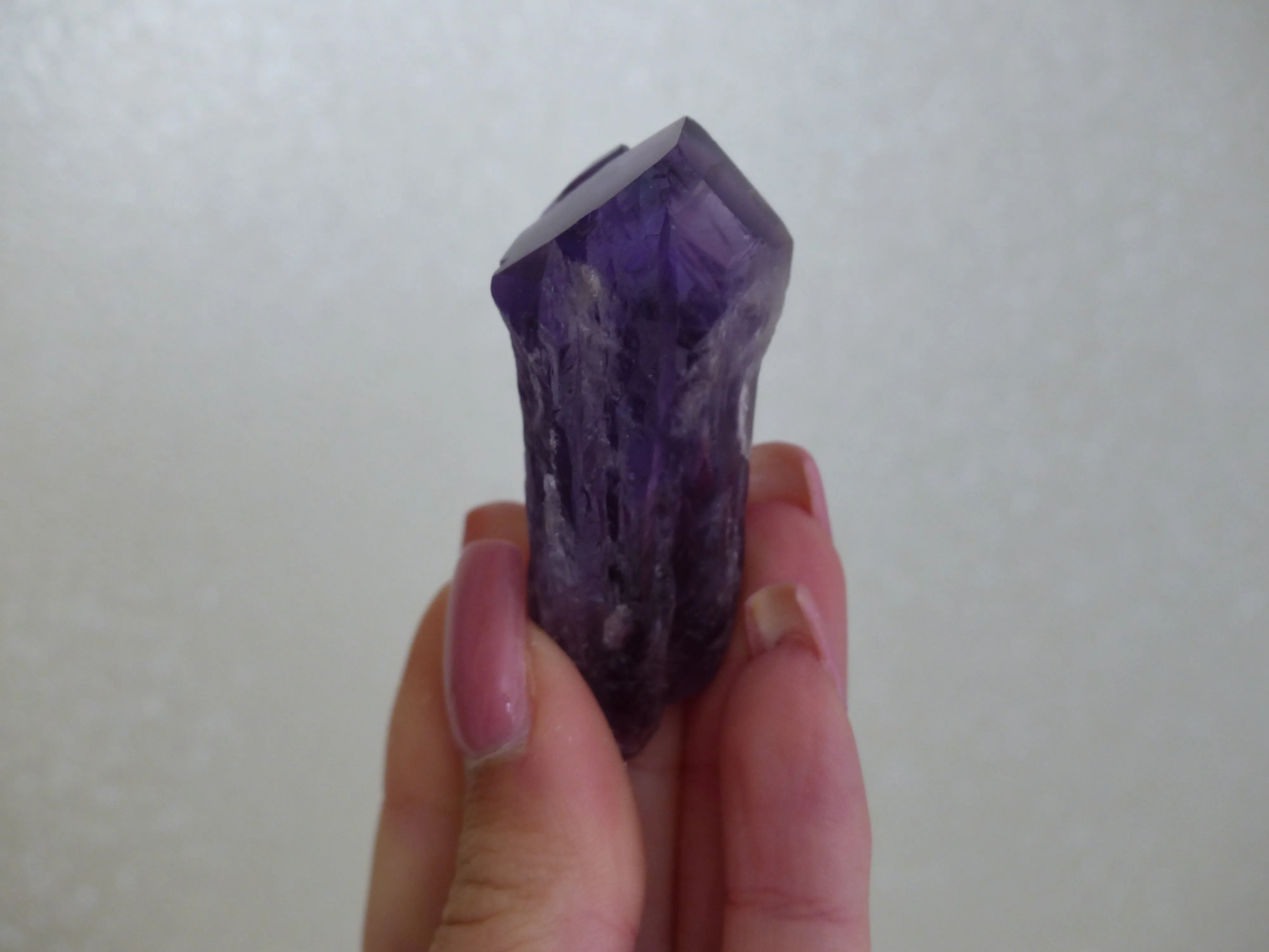 Amethyst Point, Amethyst Elestial Point from Brazil (#4)
