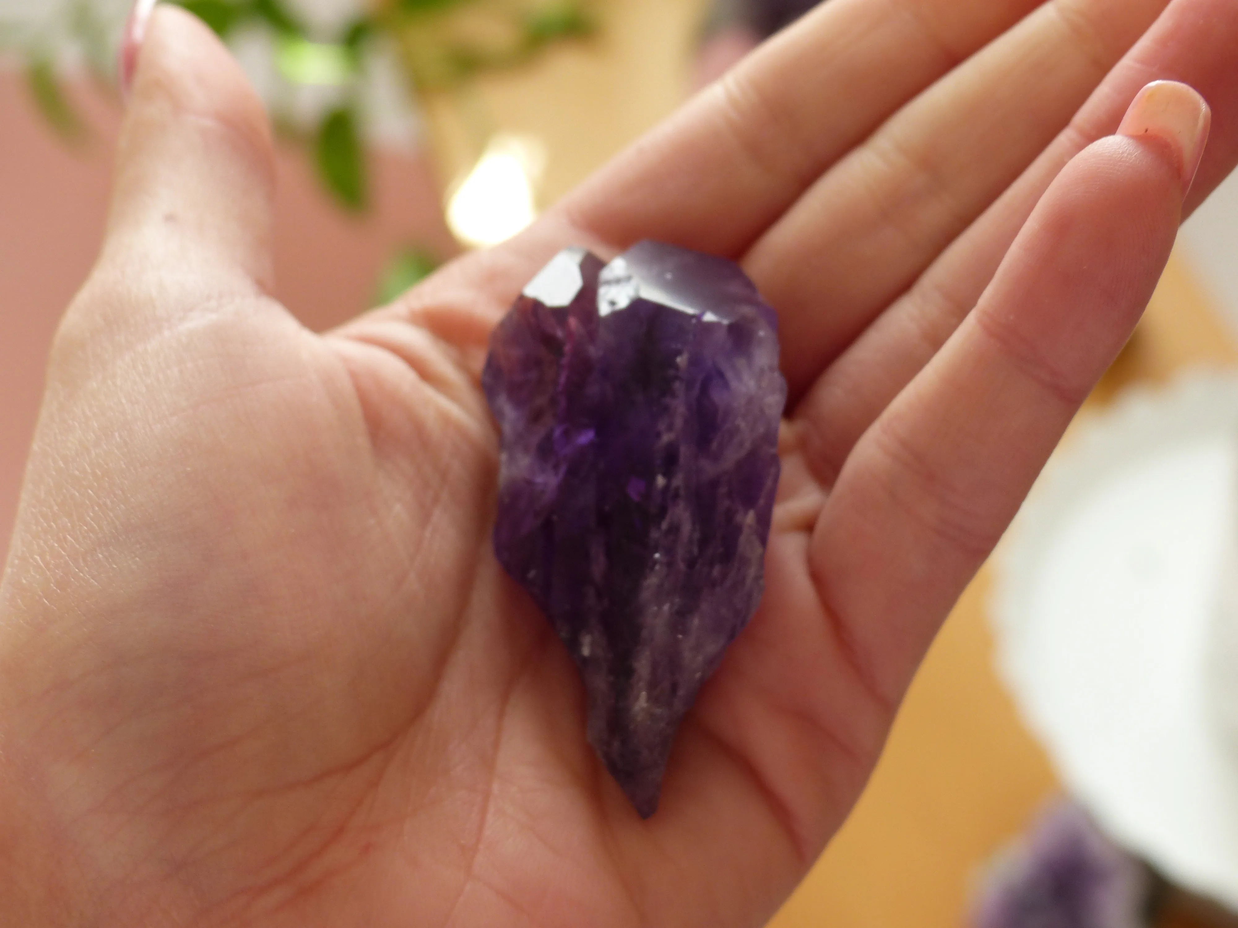 Amethyst Point, Amethyst Elestial Point from Brazil (#4)