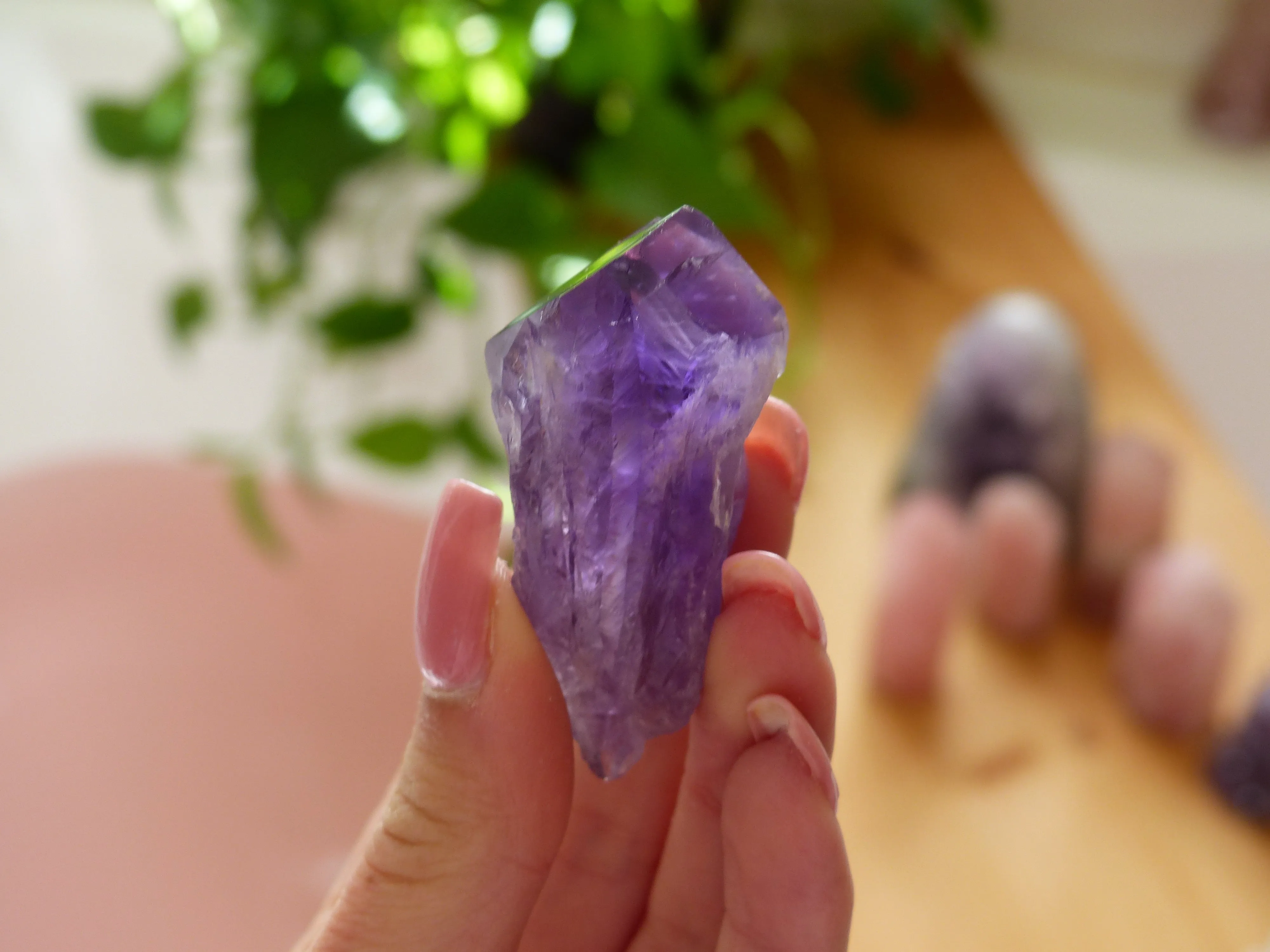 Amethyst Point, Amethyst Elestial Point from Brazil (#4)