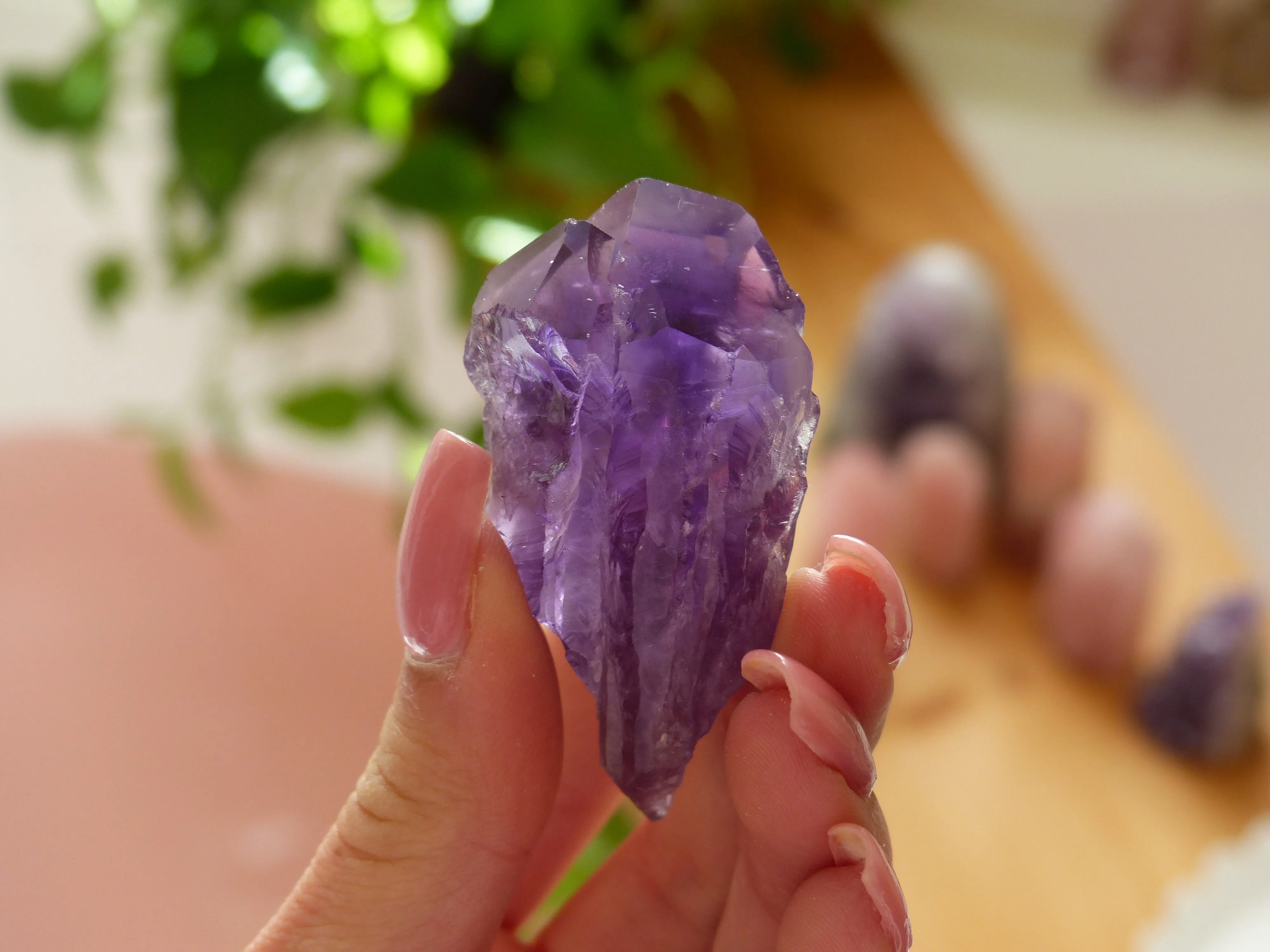 Amethyst Point, Amethyst Elestial Point from Brazil (#4)