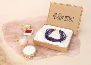 Amethyst With Pearl Fancy Bracelet