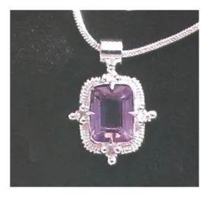 Amy Amiable Amethyst Necklace