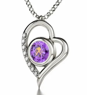 Aquarius Sign, 925 Sterling Silver Necklace, Swarovski