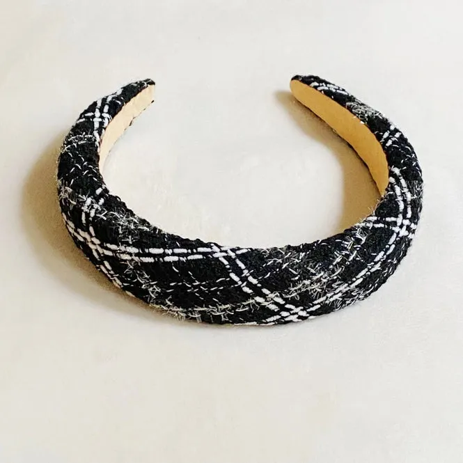 AUDREY PLAID HEADBAD