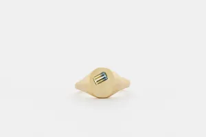 Baguette parti ring