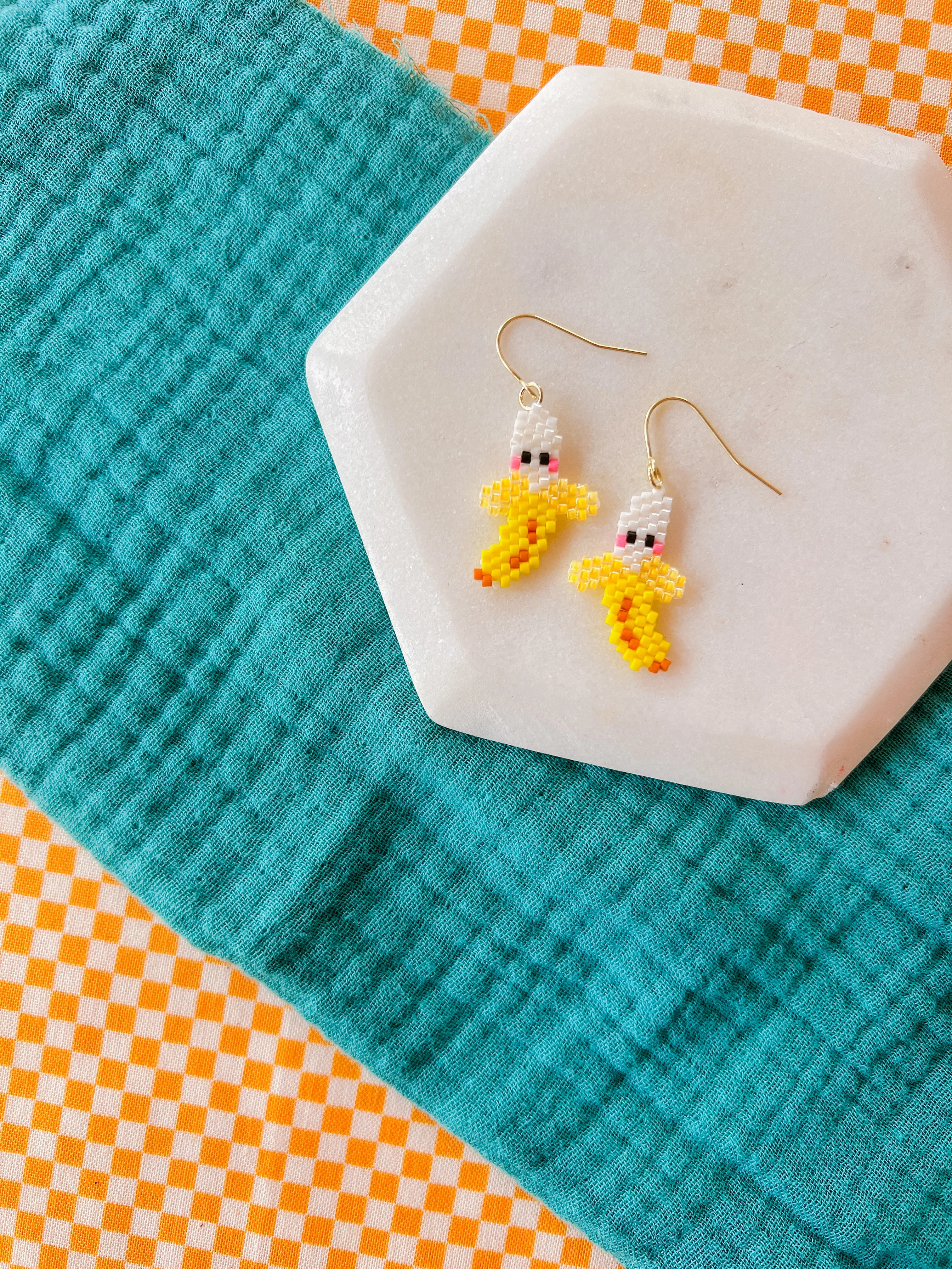 Banana Cutie | Beaded Earrings