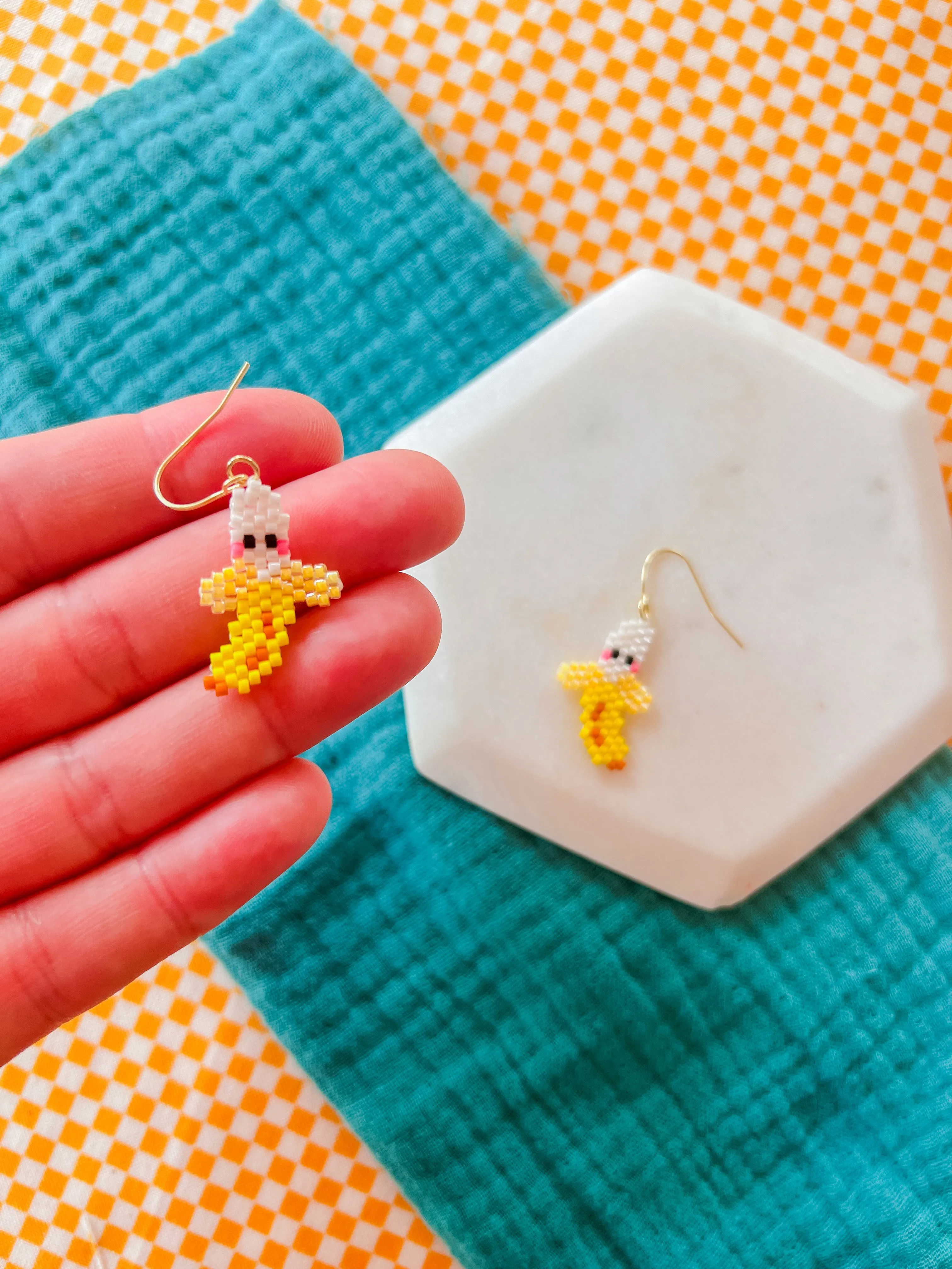 Banana Cutie | Beaded Earrings