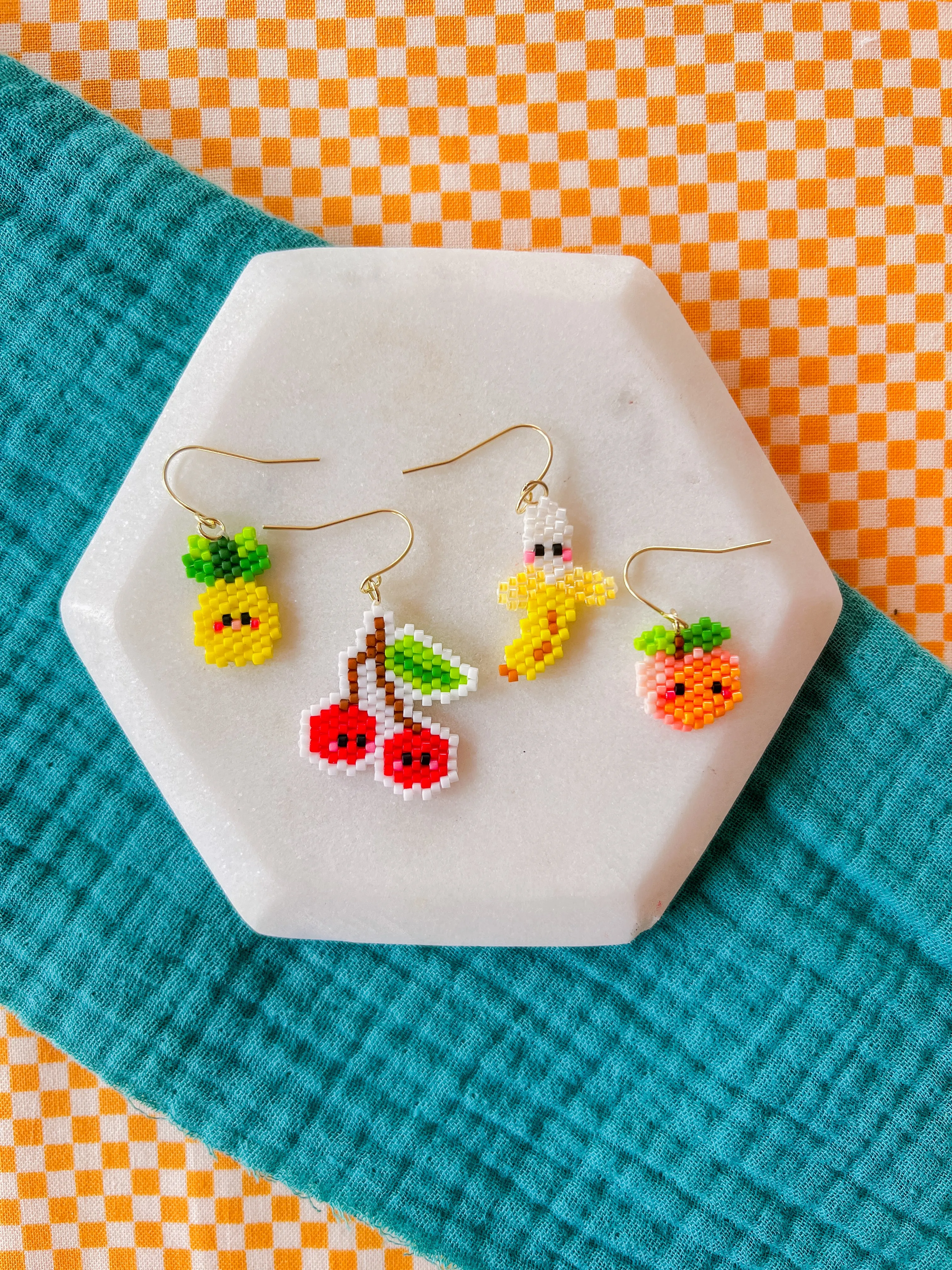 Banana Cutie | Beaded Earrings