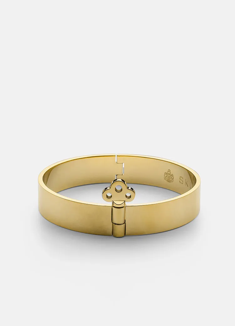 Bangle | Key Lock | Gold