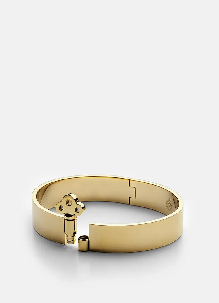 Bangle | Key Lock | Gold