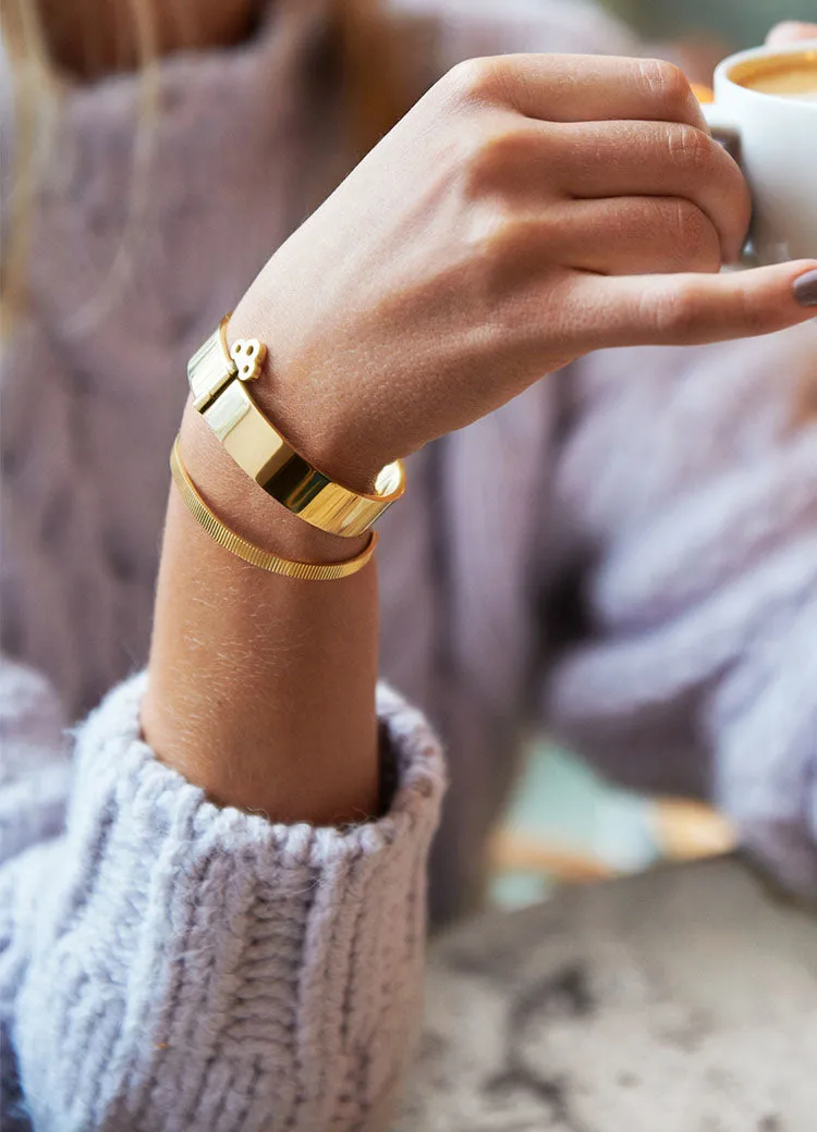 Bangle | Key Lock | Gold