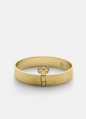 Bangle | Key Lock | Gold