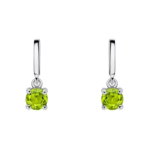 Beginnings Sterling Silver Peridot Green Earrings E6486G