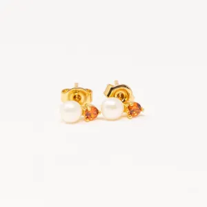 Birthday Pearl Stud Earrings
