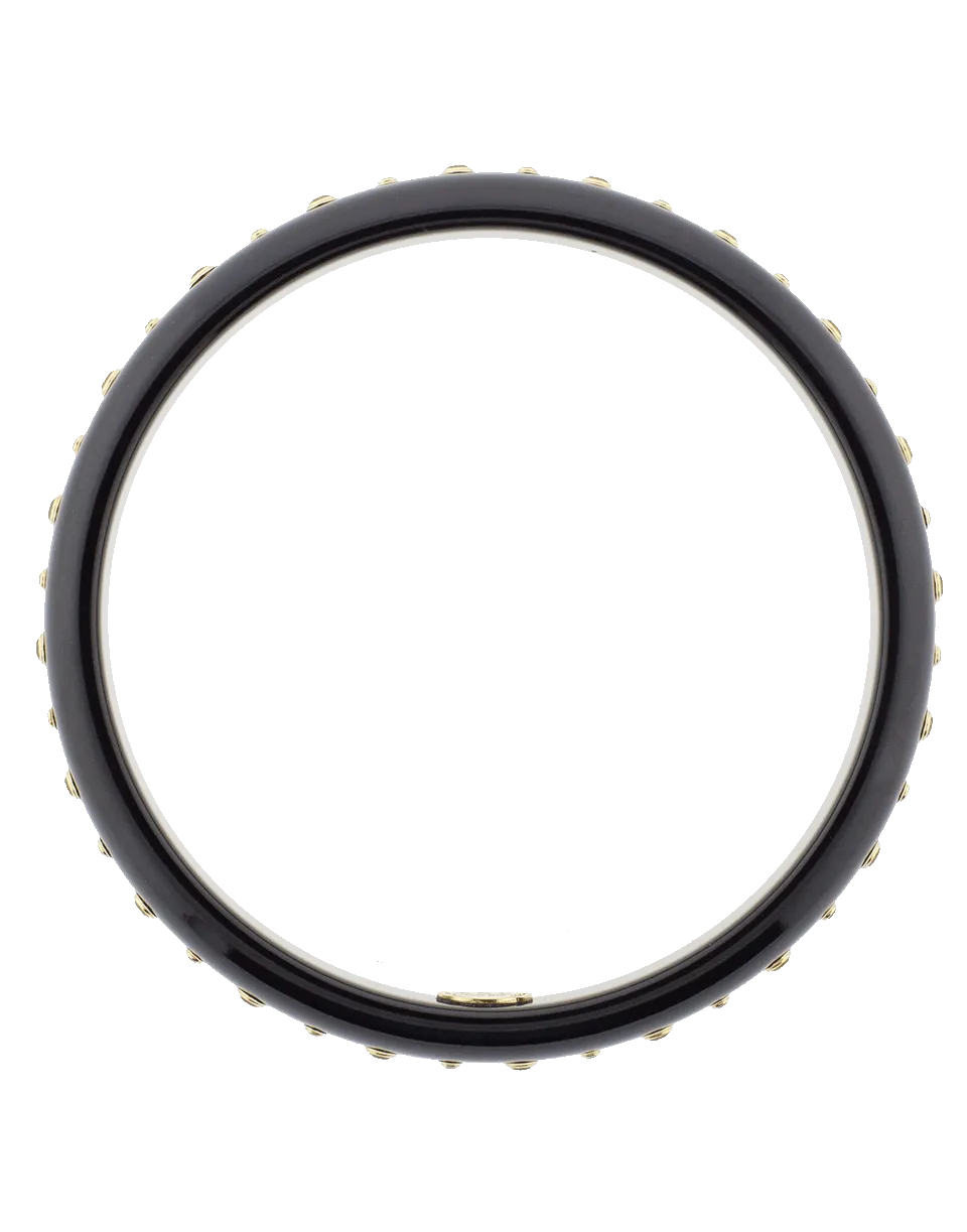 Black Bakelite Bangle