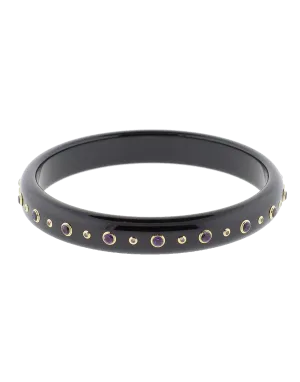 Black Bakelite Bangle