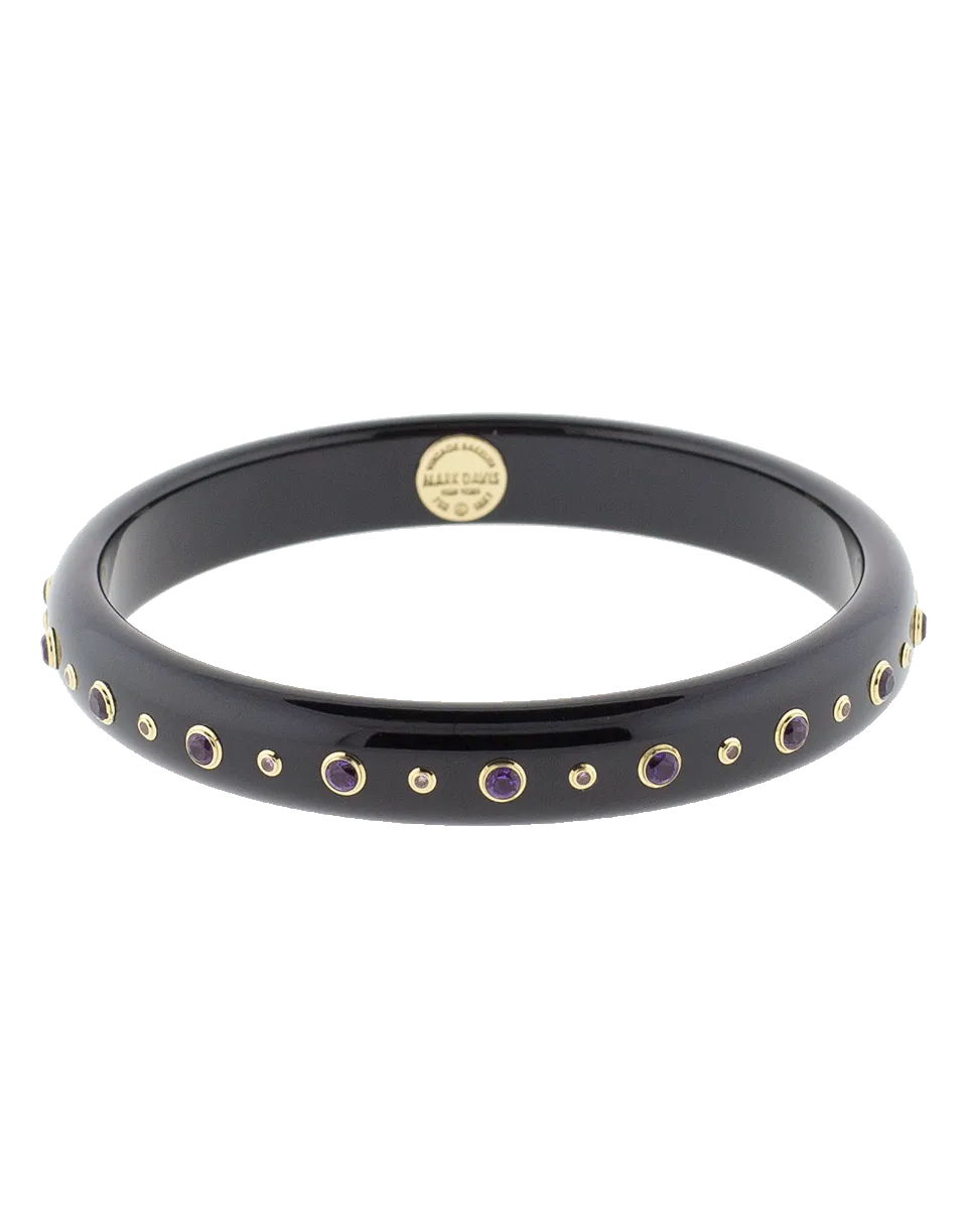 Black Bakelite Bangle