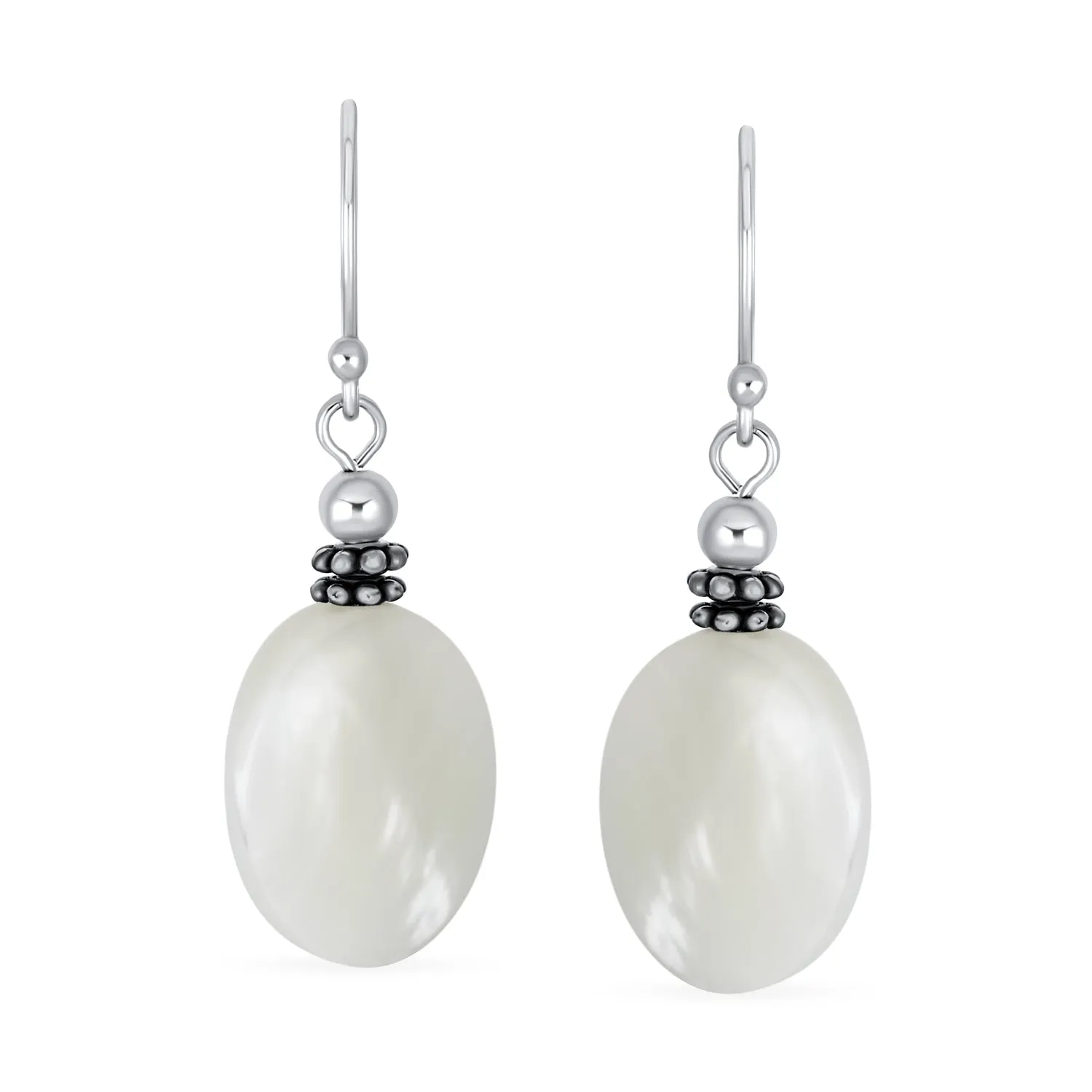 Black Onyx Green Jade Aquamarine Citrine, Peridot Oval Gemstone Drop Earrings