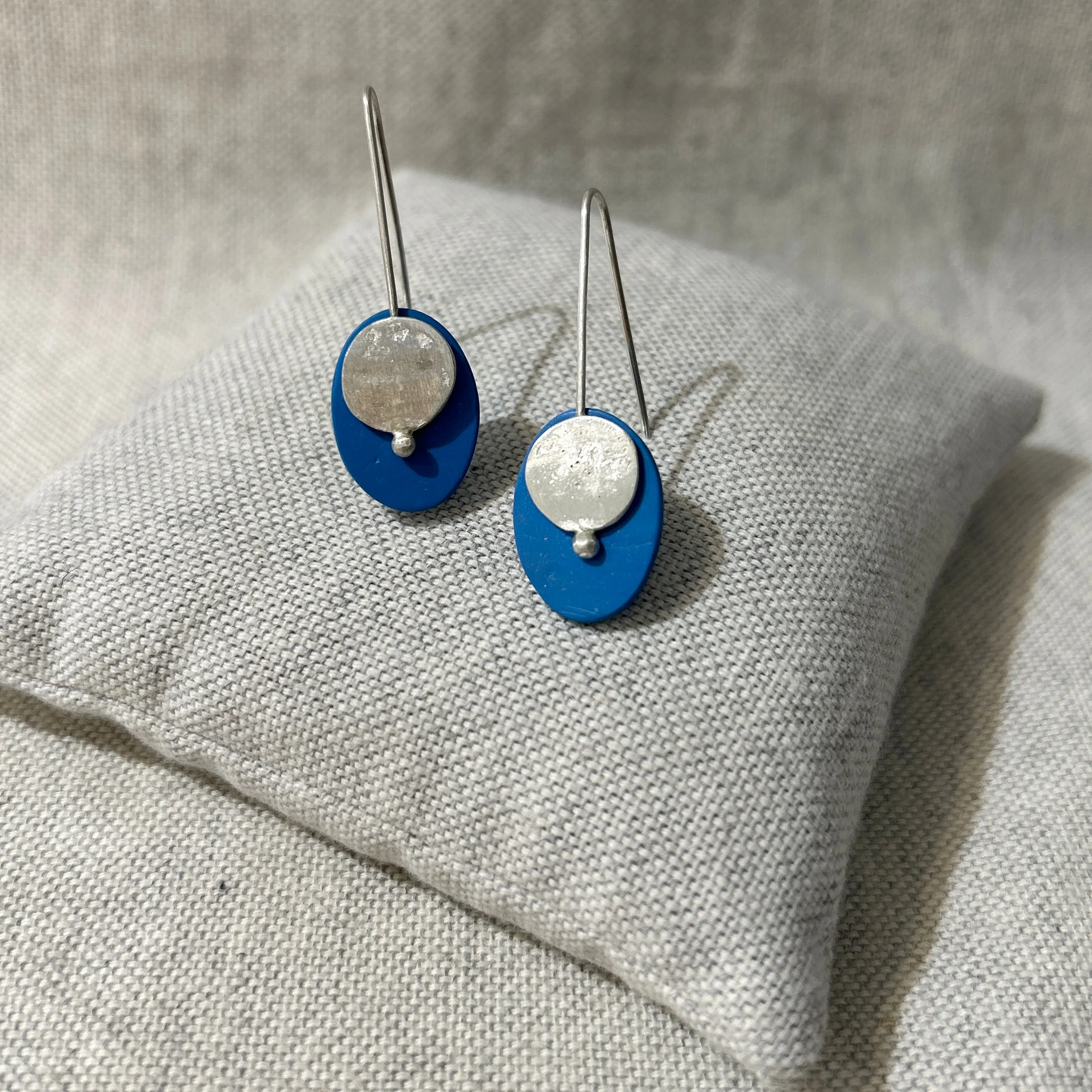 Blue & Silver Earrings