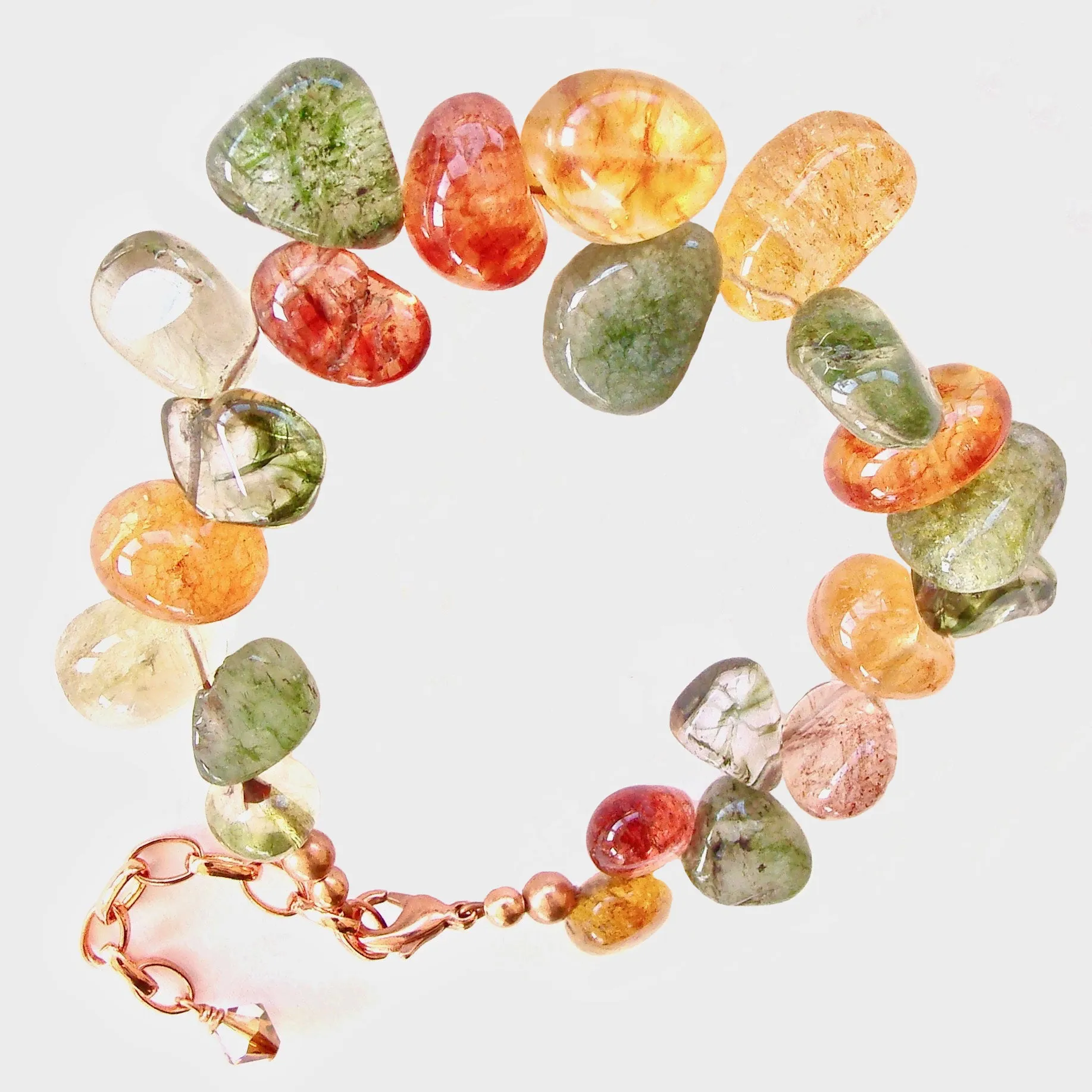 Bountiful: Gemstone Bracelet in Earth Tones