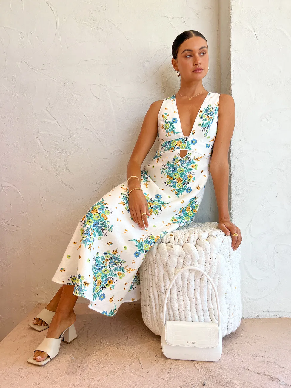By Johnny Roma Floral Midi Dress in Roma Floral