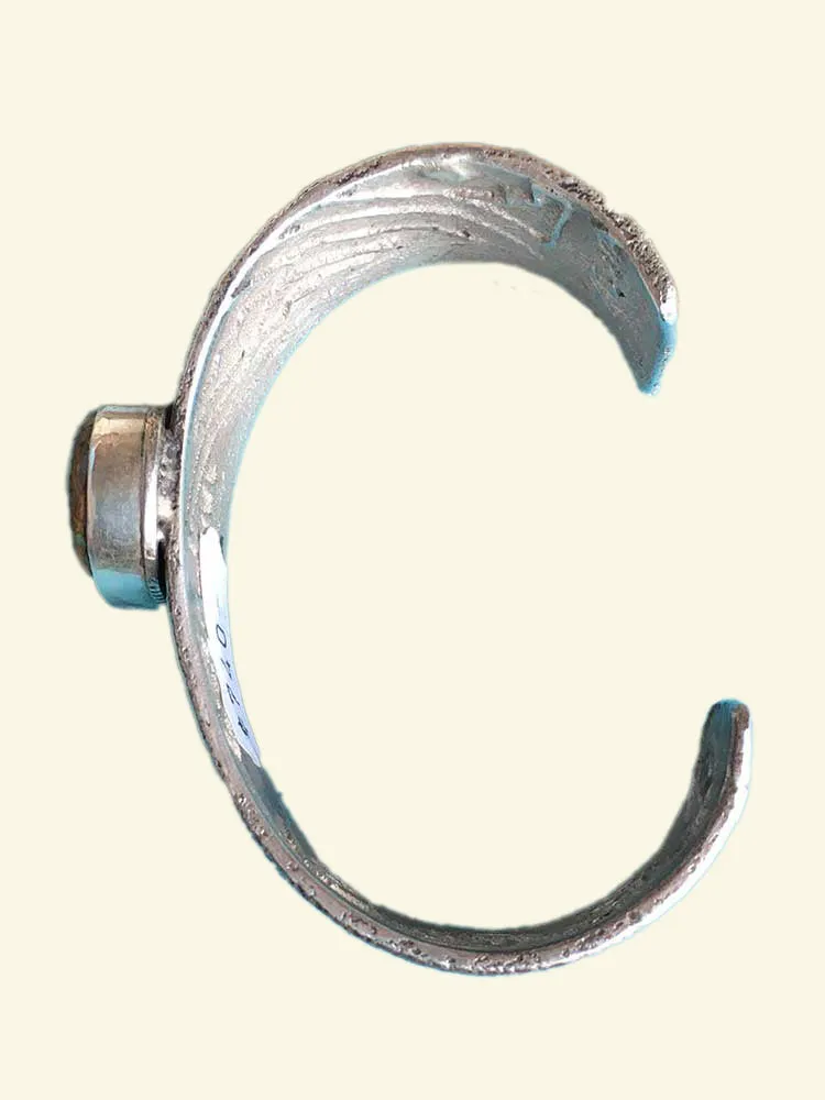 C. Pajarito Amber-Colored Turquoise Cuff