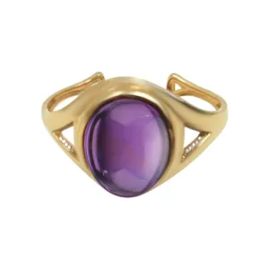 Cabochon Amethyst Ring