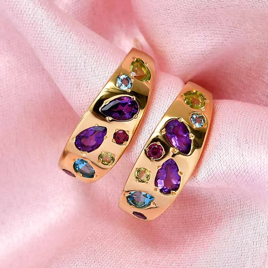 Candy Huggie Hoop Earrings