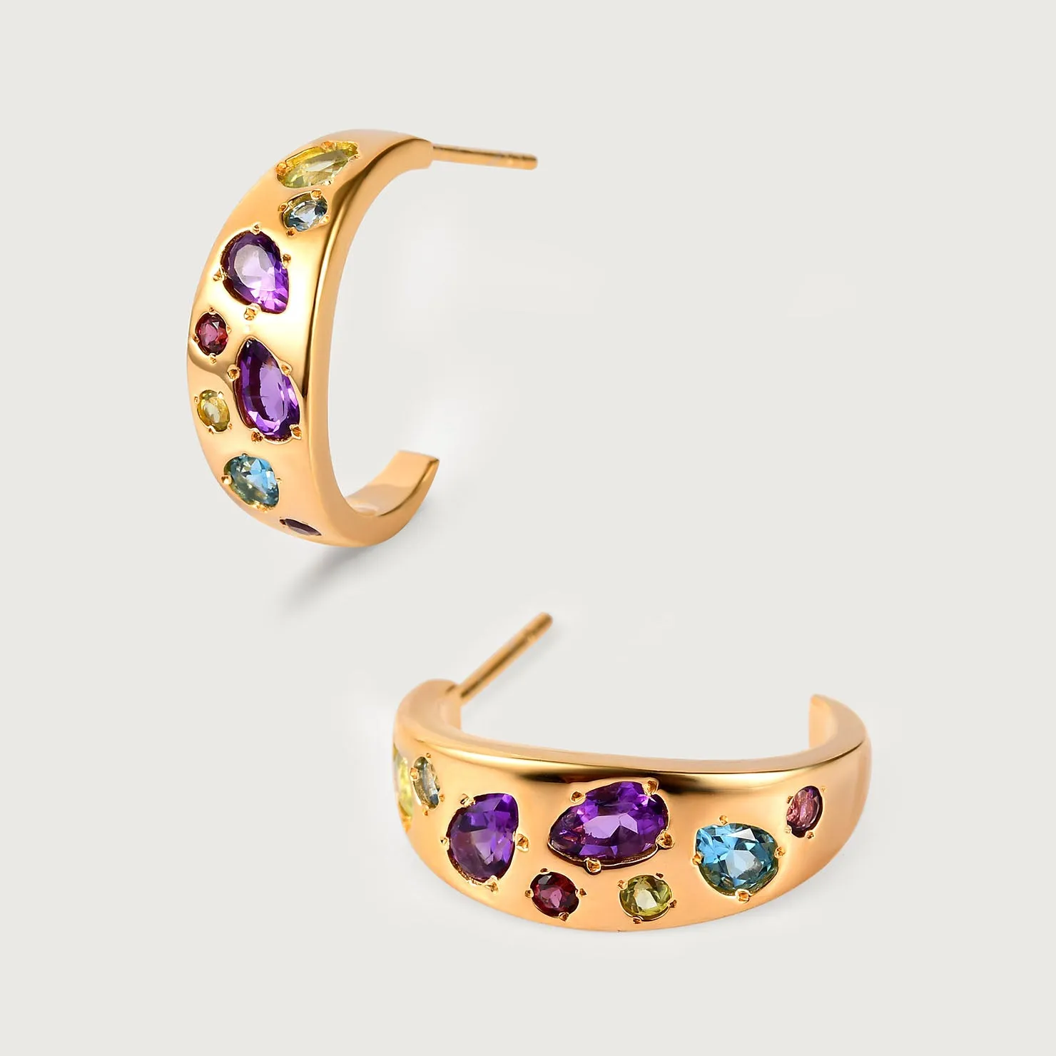 Candy Huggie Hoop Earrings