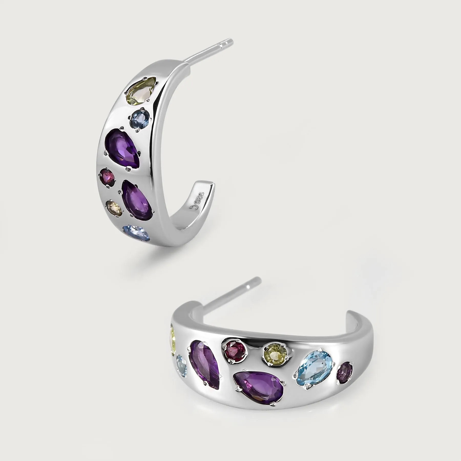 Candy Huggie Hoop Earrings
