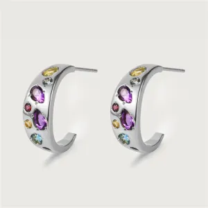 Candy Huggie Hoop Earrings