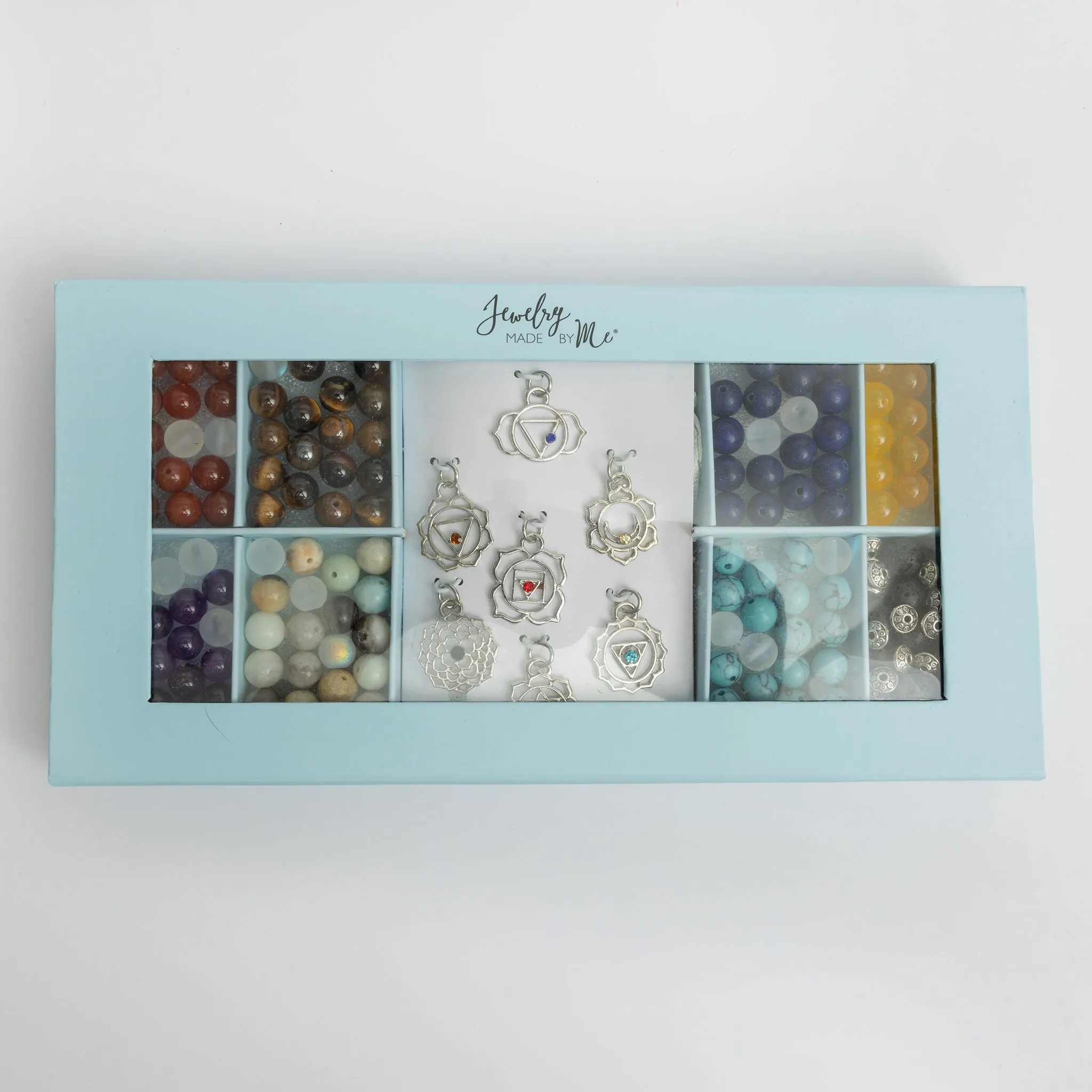 Chakra Stones and Charms DIY Bracelet Gift Set
