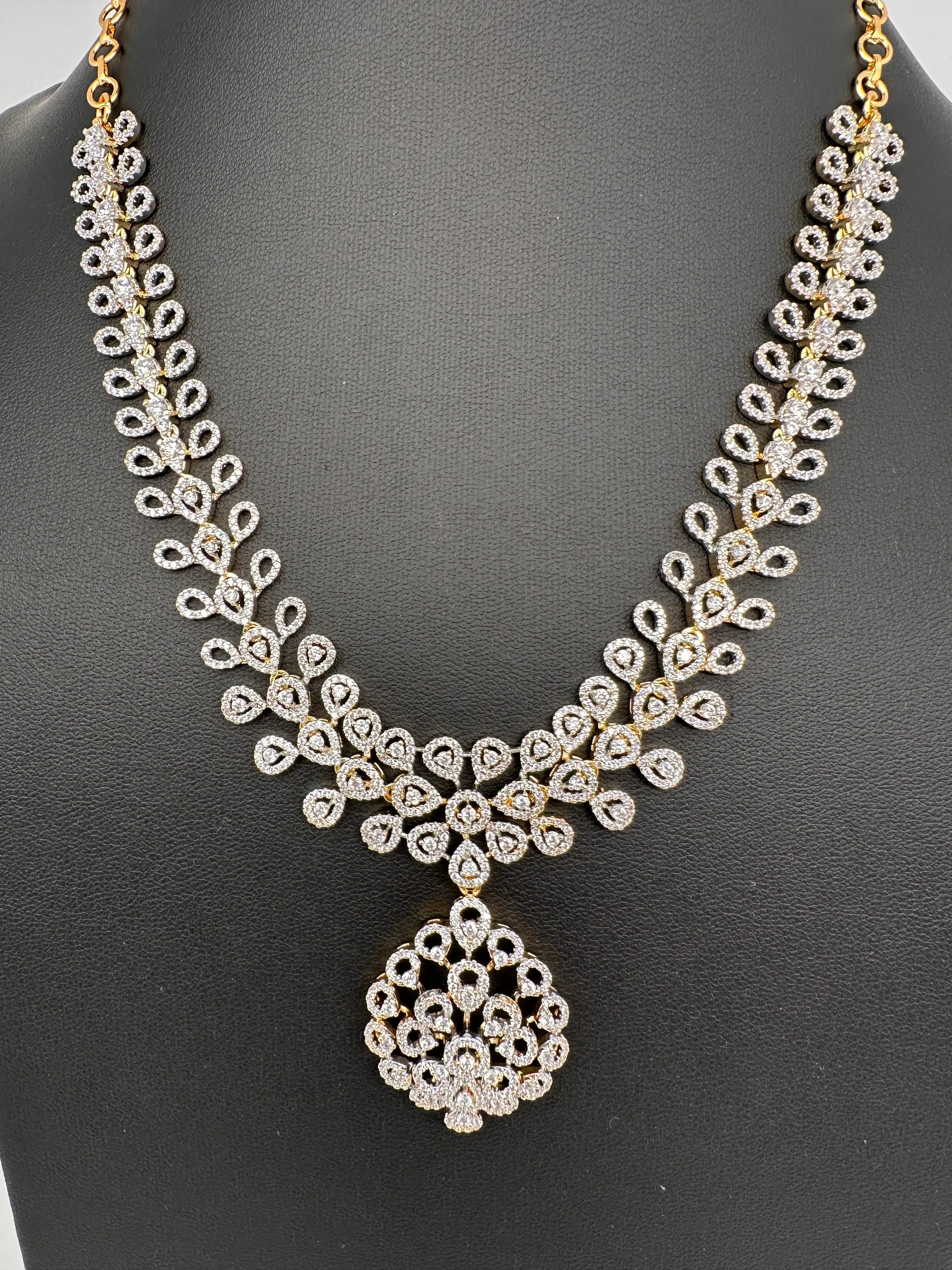 Cubic Zirconia Dainty Necklace