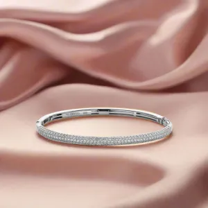 Cubic Zirconia Pave Bangle